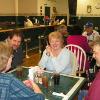 Pictured is President Rick Ferrell and wife laughing and having fun at the awards banquet.