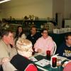 Club Member's Bill Garrett, Ryan Harmon, Adam Leachman and thier wife's enjoying the banquet.