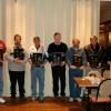 2012 "Top Six & Big Bass"
(Left to right) 
1st.-Randy Norris,
2nd-Rick Ferrell,  3rd-Rick Vincent, 
4th-Bill Garrett, 5th-Mark Lewis, 6th-Bob Snyder & Big Bass Honors goes to Tim Rhodes..