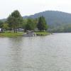 Bulltown campgrounds at Burnsville Lake / Little 
Kanawha River.
